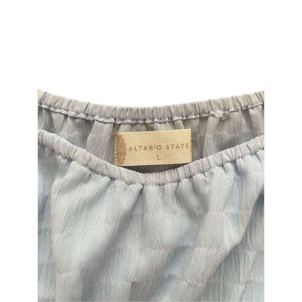 Altar’d State Light Blue Romper – Size L‎ - Picture 3 of 6